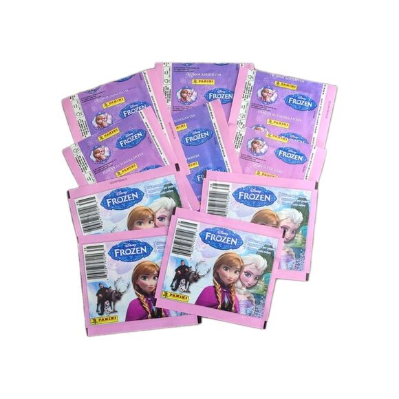 Panini Disney Frozen Album Stickers 10 Packs of 7 each 70 Total 2013 Collectible - Picture 1 of 3